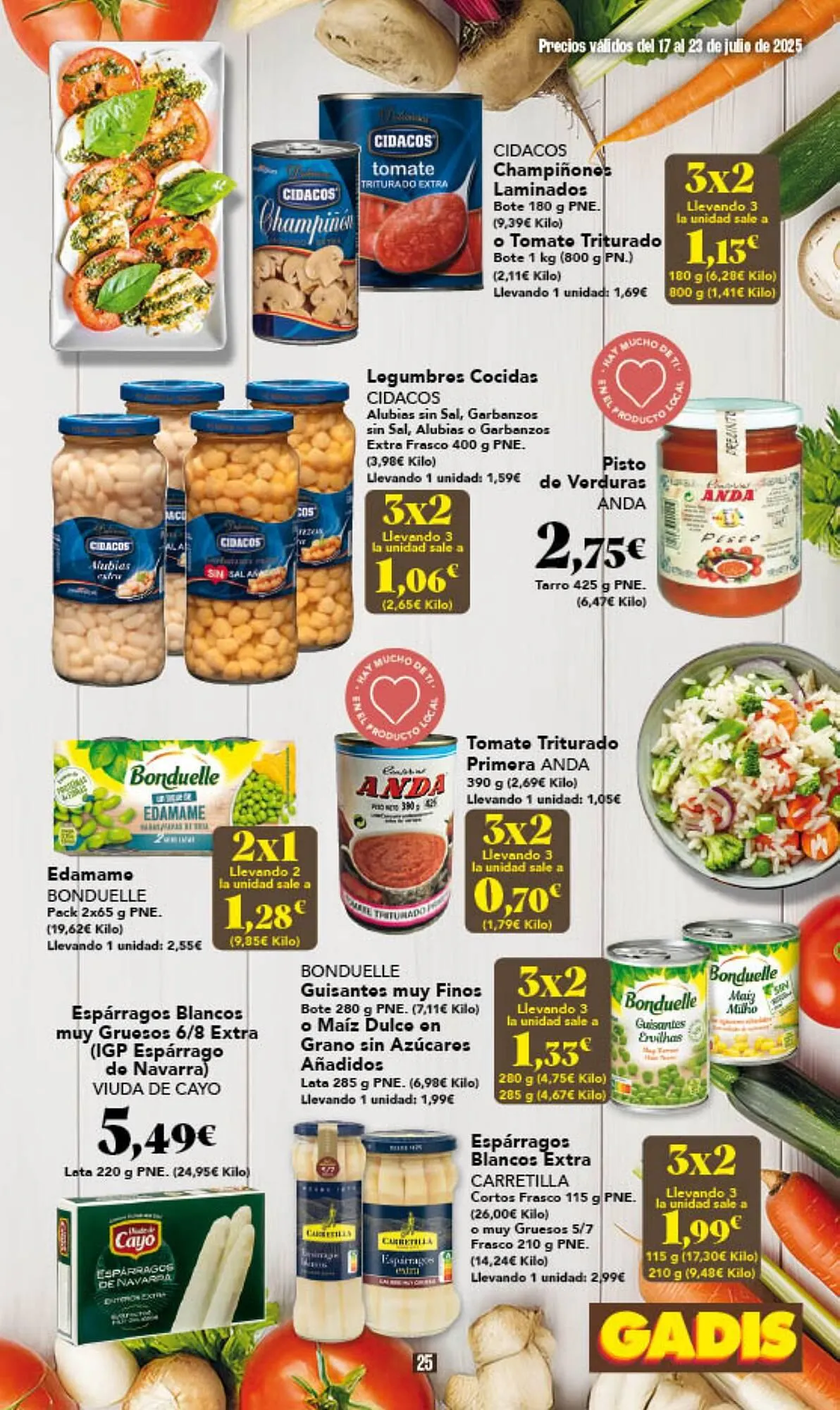 Catálogo de Folleto Gadis 17 de julio al 23 de julio 2025 - Página 25