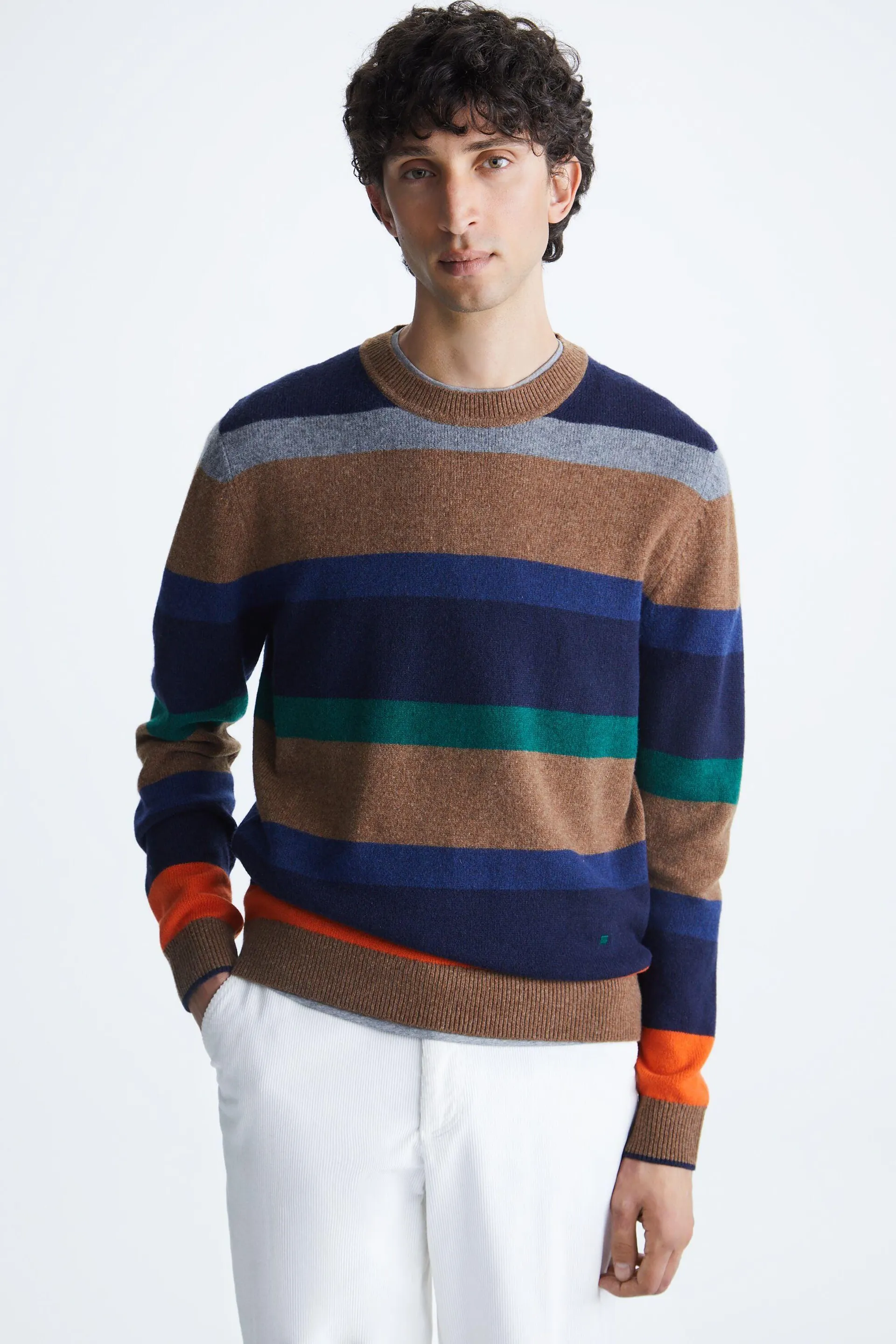 Jersey lana lambswool rayas