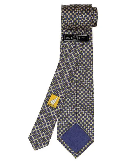 Corbata panel Azul/amarilla