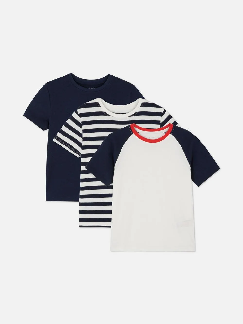 Pack de 3 camisetas de manga corta