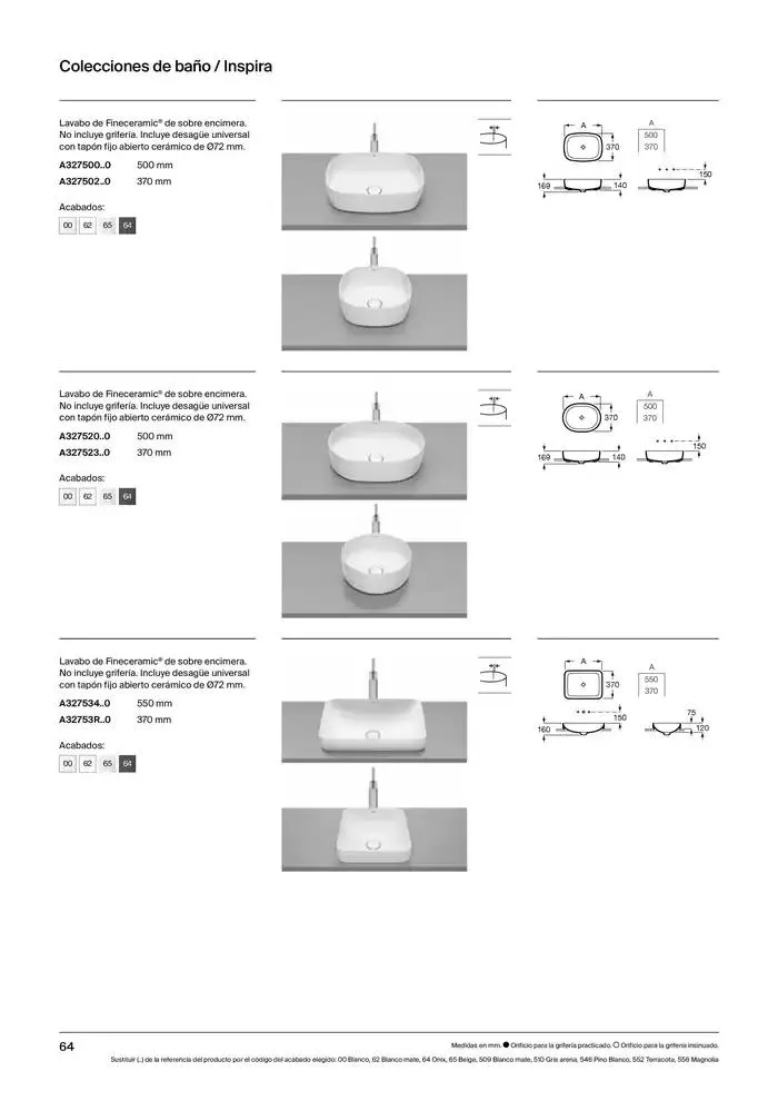 Catálogo de Colecciones de Baño, Muebles y Accesorios 9 de enero al 31 de diciembre 2025 - Página 66