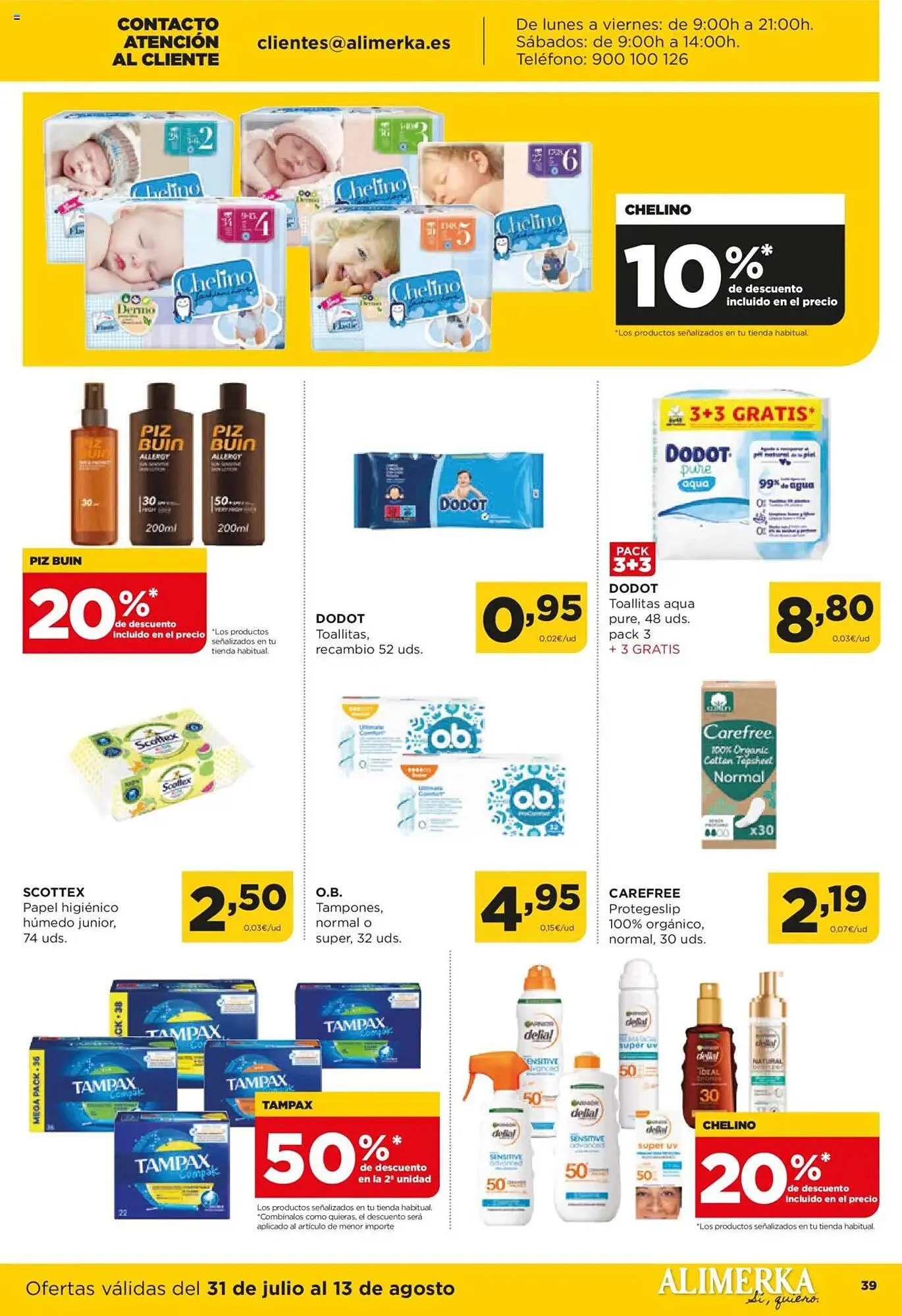 Catálogo de Folleto Alimerka 31 de julio al 13 de agosto 2025 - Página 40