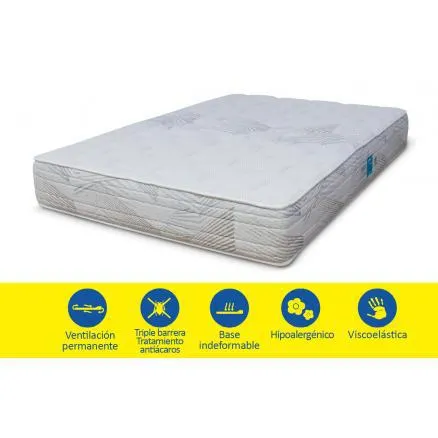 Colchón viscoelástico de gran adaptabilidad, mod. Almeria