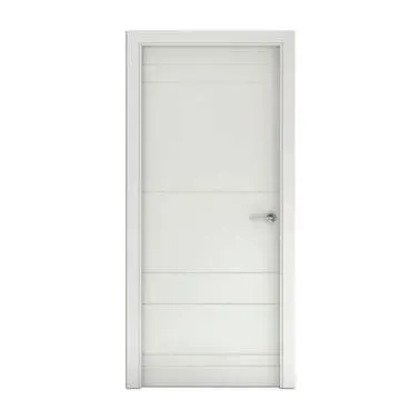 Puerta de Interior Munich blanca izquierda 203x72,5 cm