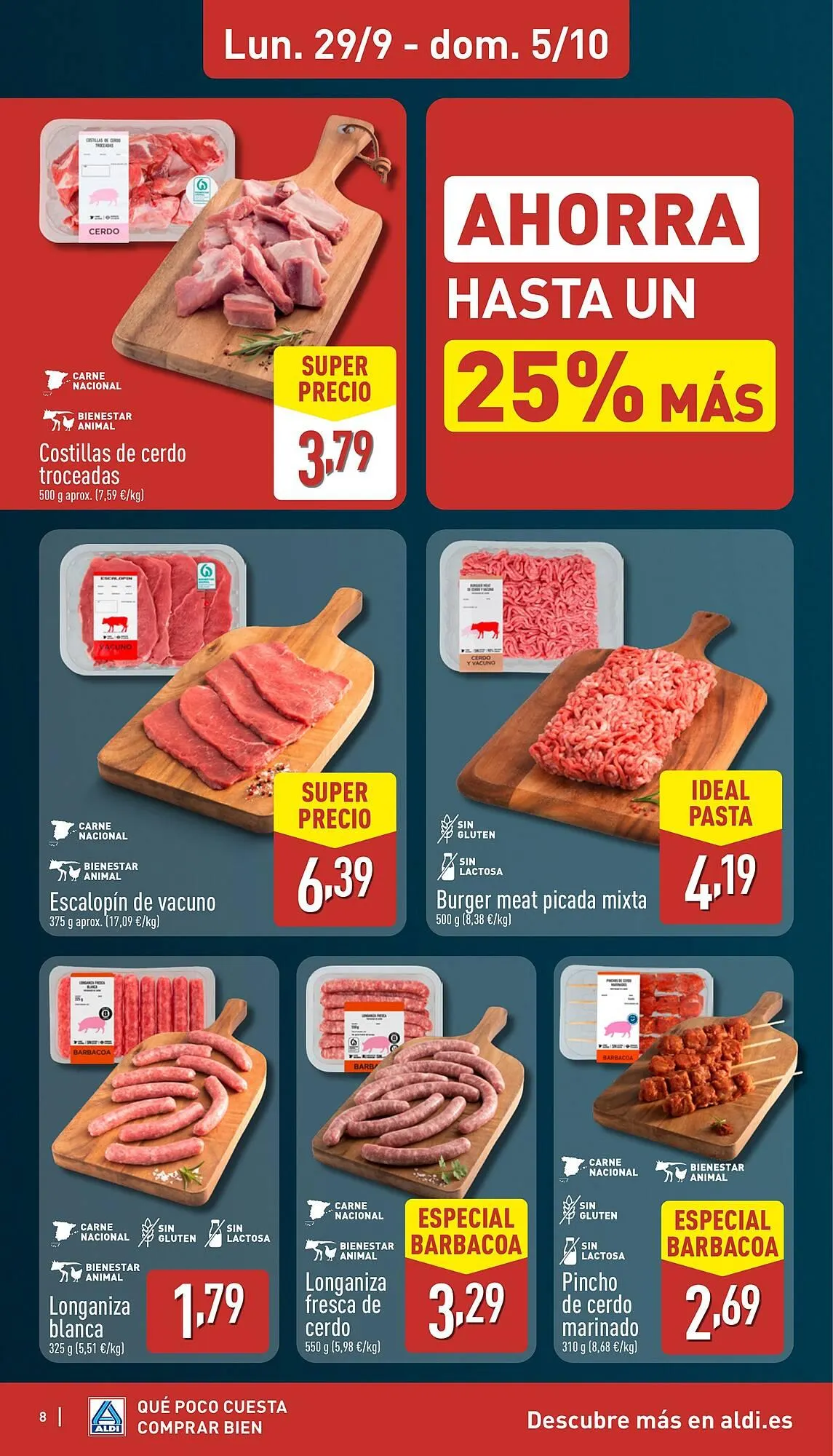 Catálogo de Folleto ALDI 29 de septiembre al 5 de octubre 2025 - Página 8