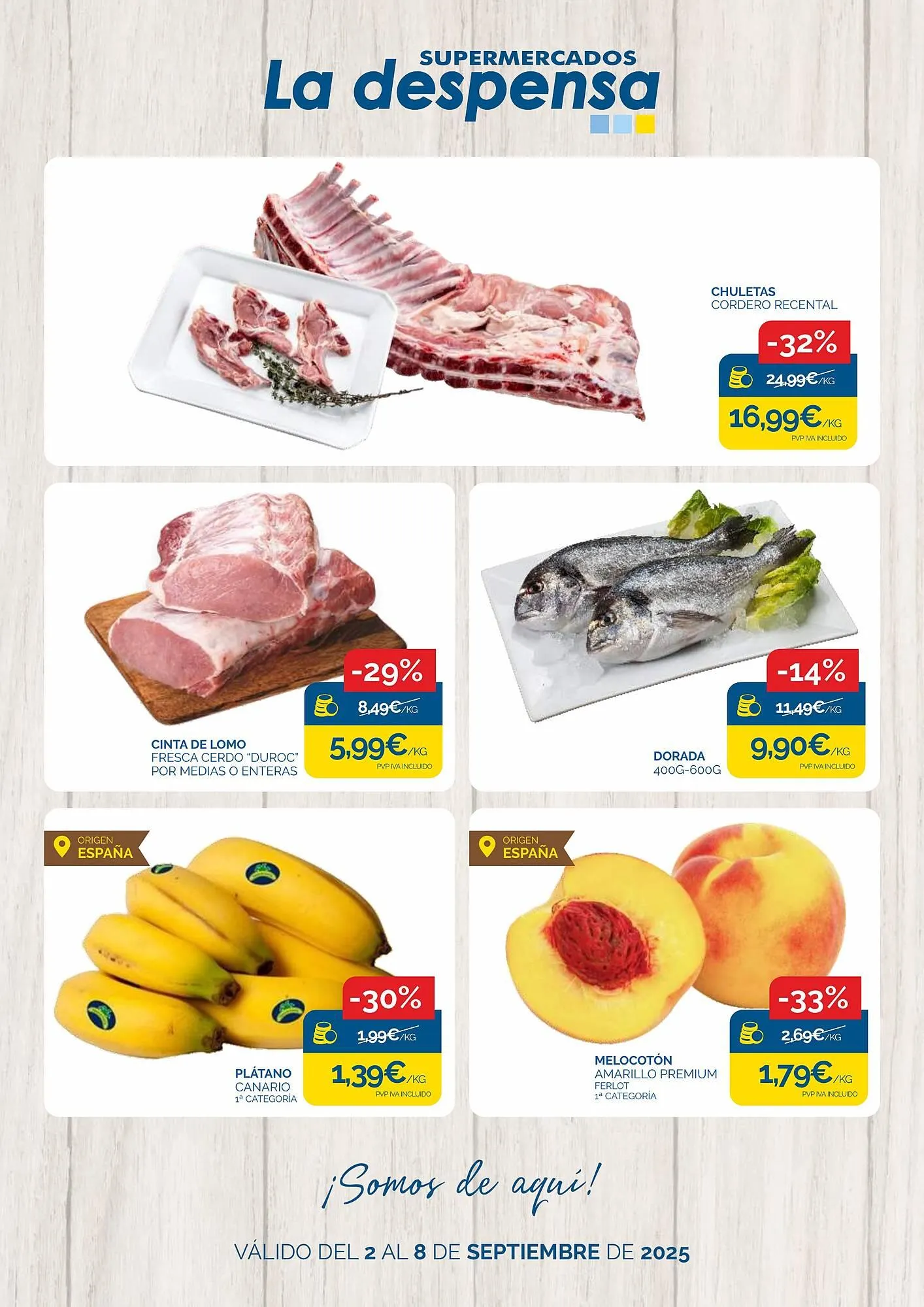 Catálogo de folleto Supermercados La Despensa 2 de septiembre al 8 de septiembre 2025 - Página 1