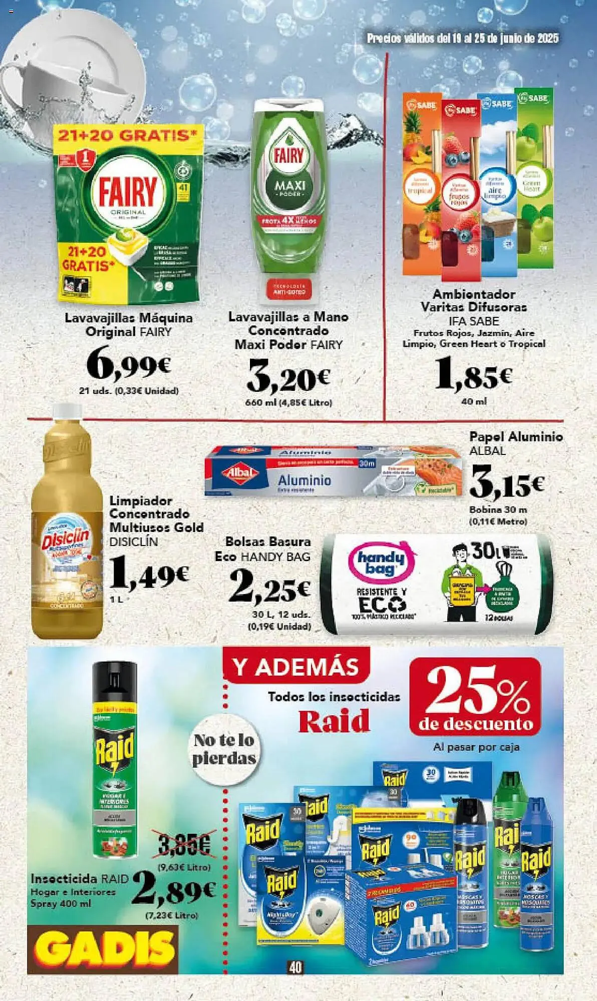 Catálogo de Folleto Gadis 19 de junio al 25 de junio 2025 - Página 40
