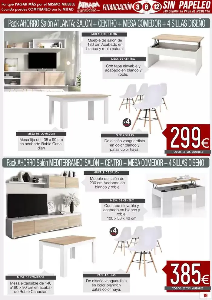 Catálogo de Atrapamuebles. Tu tienda de muebles ONLINE. 26 de abril al 31 de mayo 2025 - Página 19