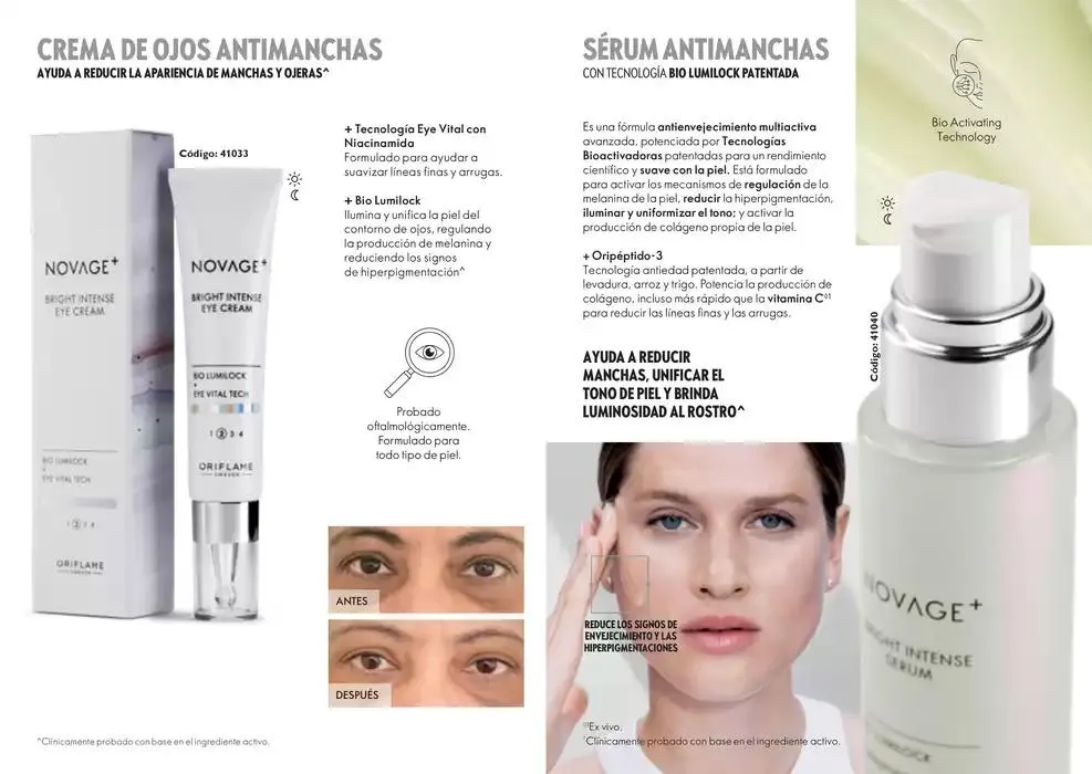 Catálogo de Oriflame Guía de Producto Novage+ 2025 10 de marzo al 7 de abril 2025 - Página 12