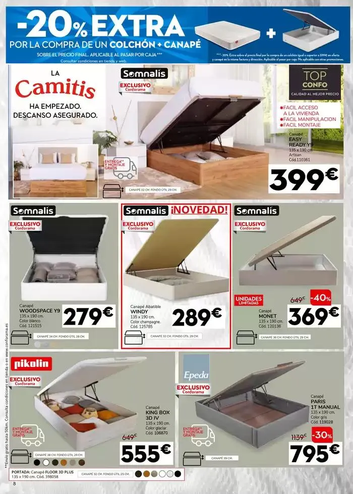 Catálogo de Hasta un 60% de descuento en descanso 2 de mayo al 28 de mayo 2025 - Página 8