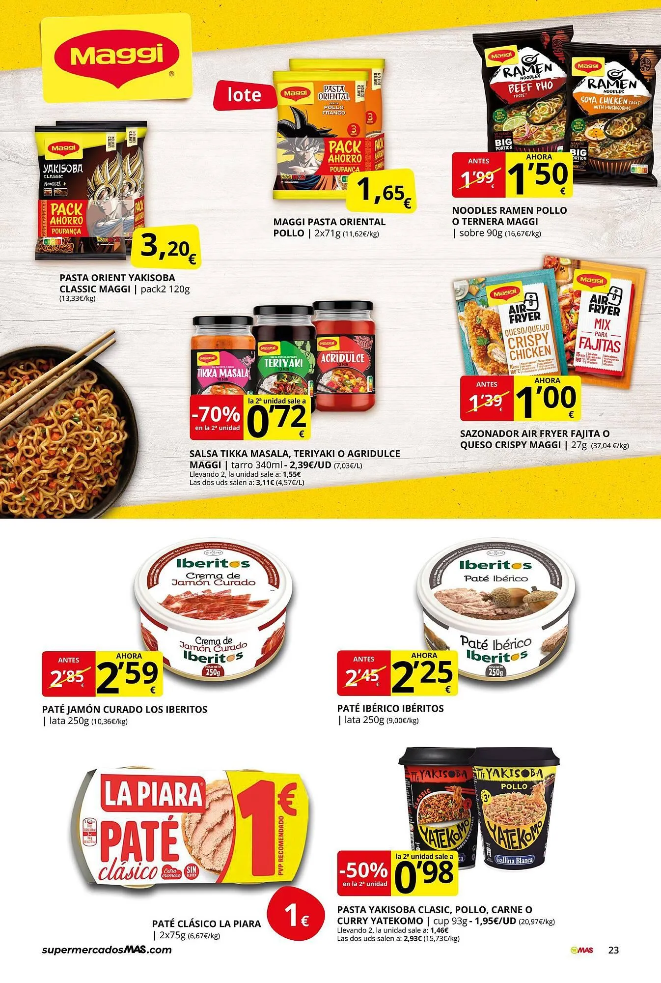 Catálogo de Folleto Supermercados MAS 30 de abril al 28 de mayo 2026 - Página 23
