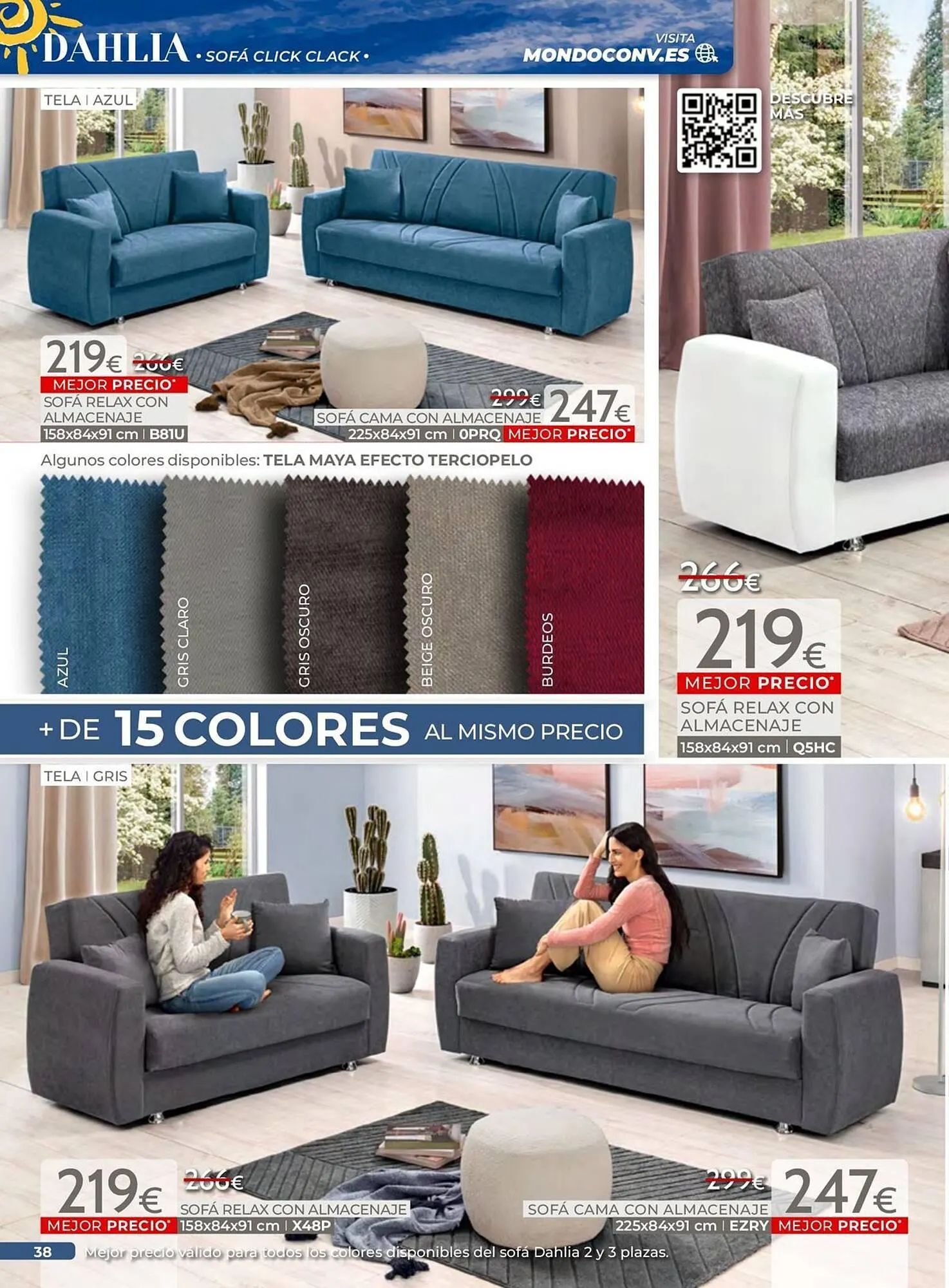 Catálogo de Folleto Mondo Convenienza 3 de junio al 15 de junio 2025 - Página 38