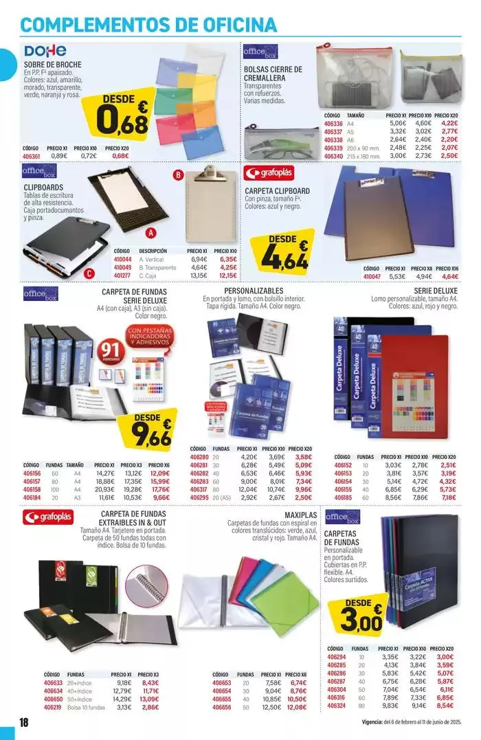 Catálogo de ESPECIAL ARCHIVO 6 de febrero al 11 de junio 2025 - Página 18