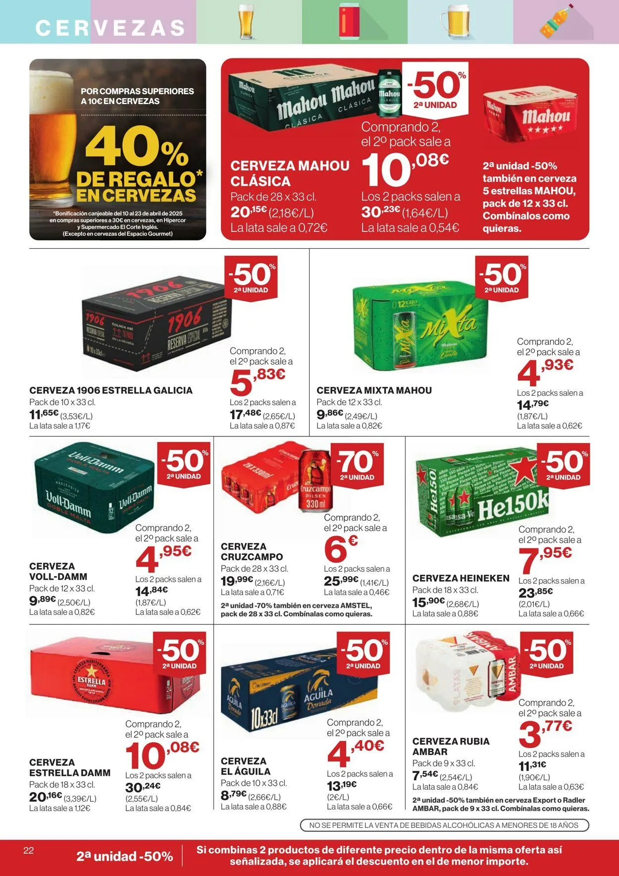 Catálogo de El Corte Inglés Oferta actual 4 de junio al 18 de junio 2025 - Página 22