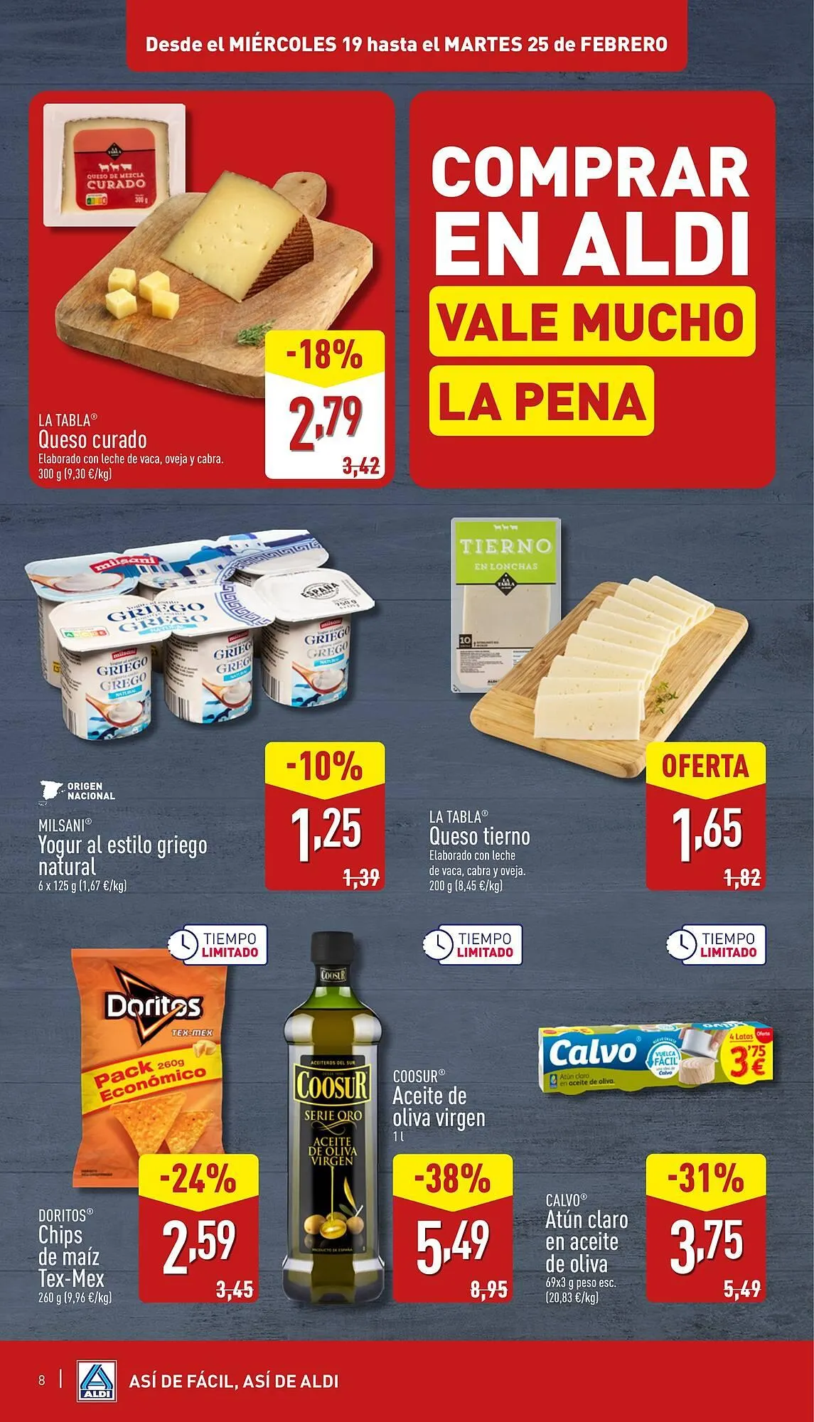 Catálogo de Folleto ALDI 19 de febrero al 25 de febrero 2025 - Página 8