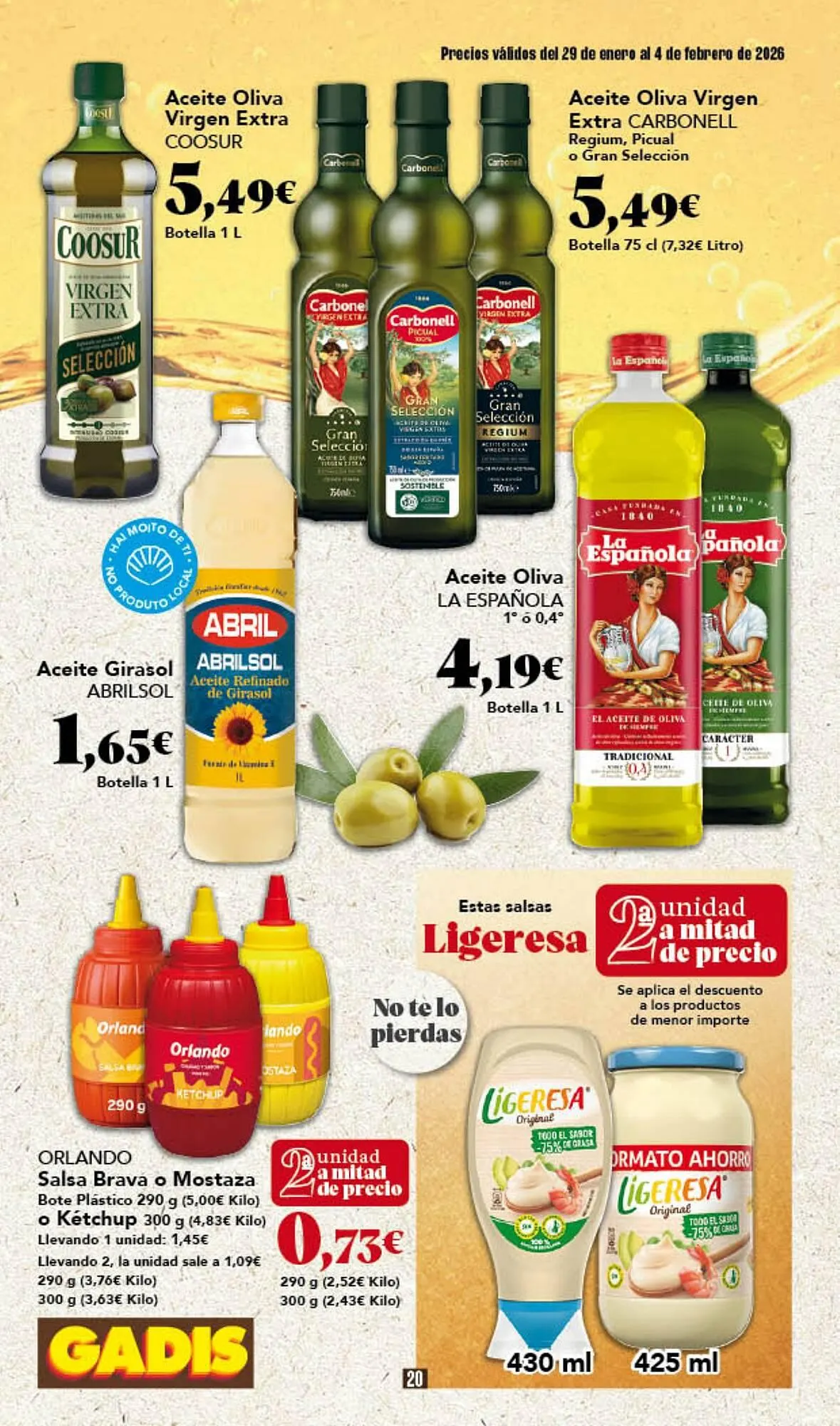 Catálogo de Folleto Gadis 29 de enero al 4 de febrero 2026 - Página 20