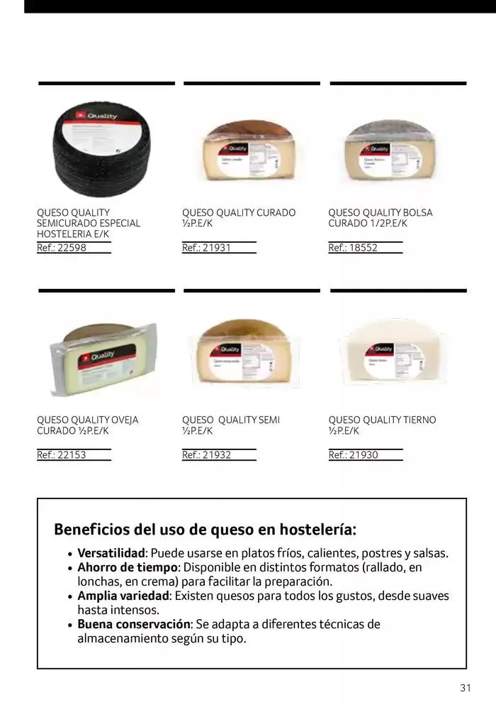 Catálogo de Nuestra selección de hostelería 1 de marzo al 30 de abril 2025 - Página 31