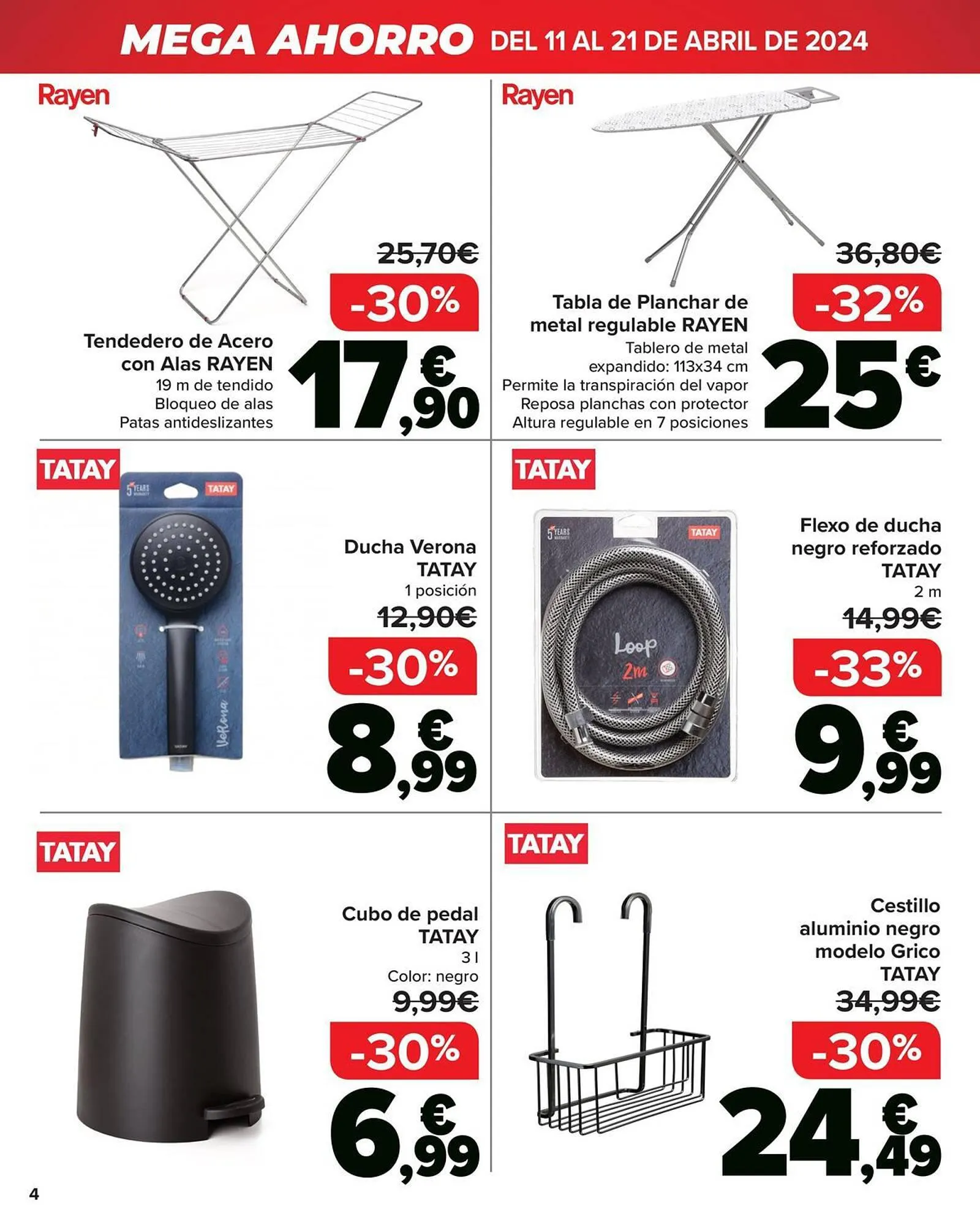 Catálogo de Folleto Carrefour 11 de abril al 21 de abril 2024 - Página 4