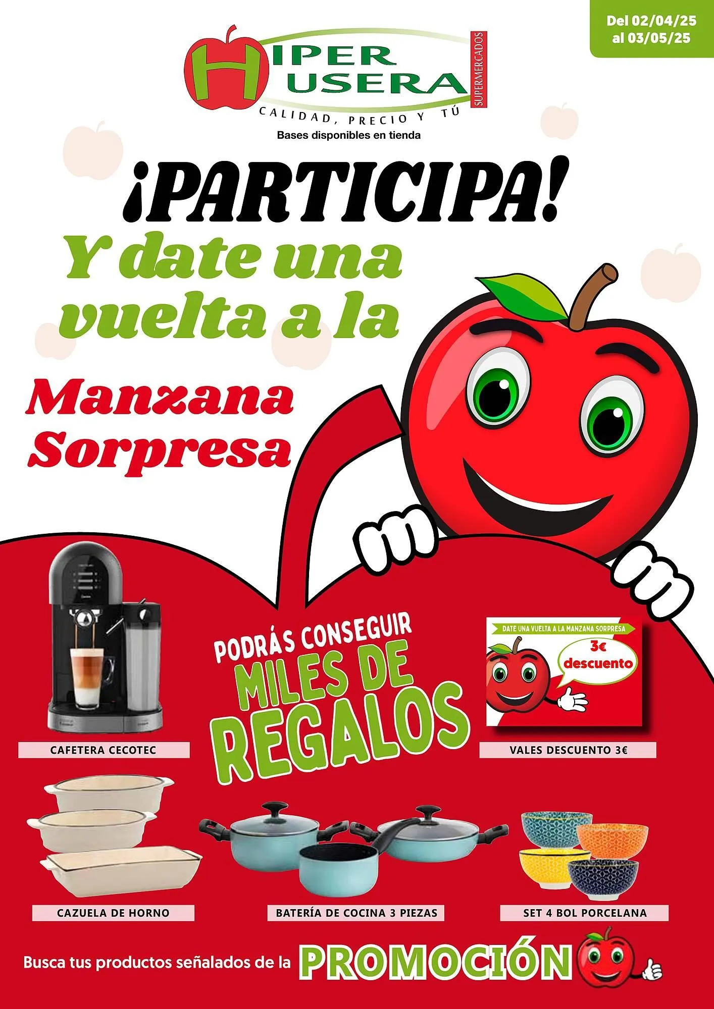 Catálogo de Folleto Hiper Usera 2 de abril al 3 de mayo 2025 - Página 1