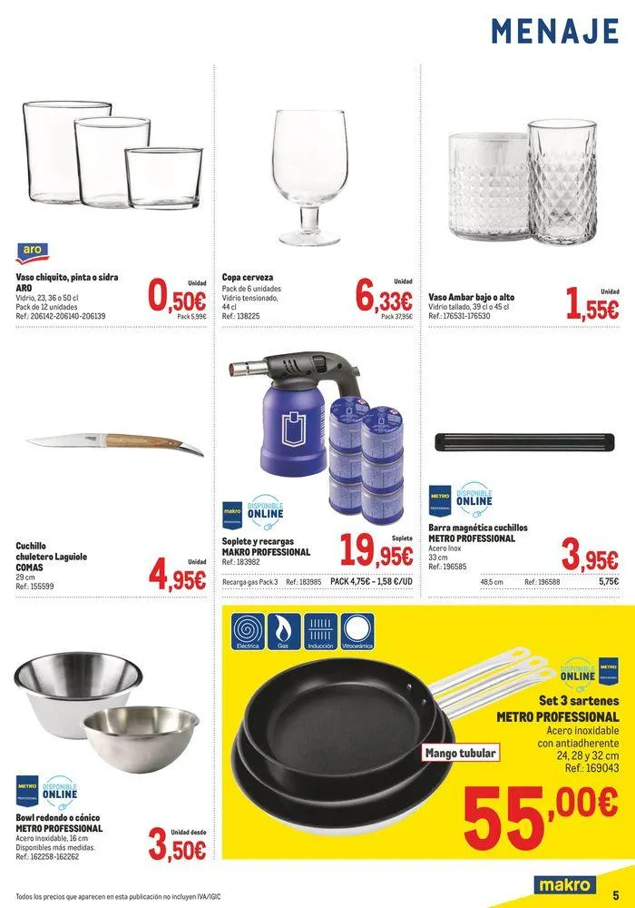 Catálogo de Makro Oferta - Bares & Restaurantes Norte II 6 de mayo al 2 de junio 2024 - Página 5