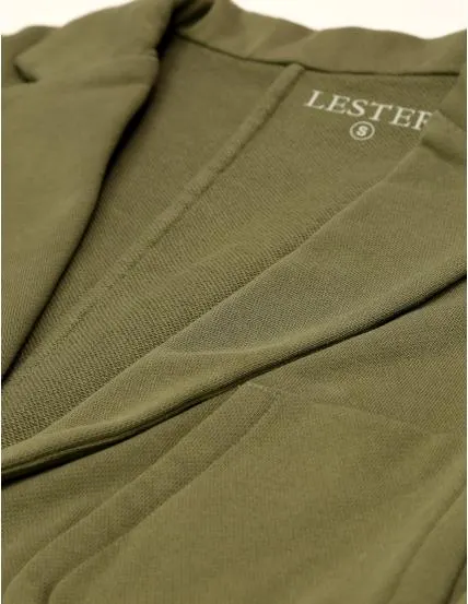 Cardigan algodón lavada Verde