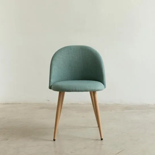 Silla tapizada menta