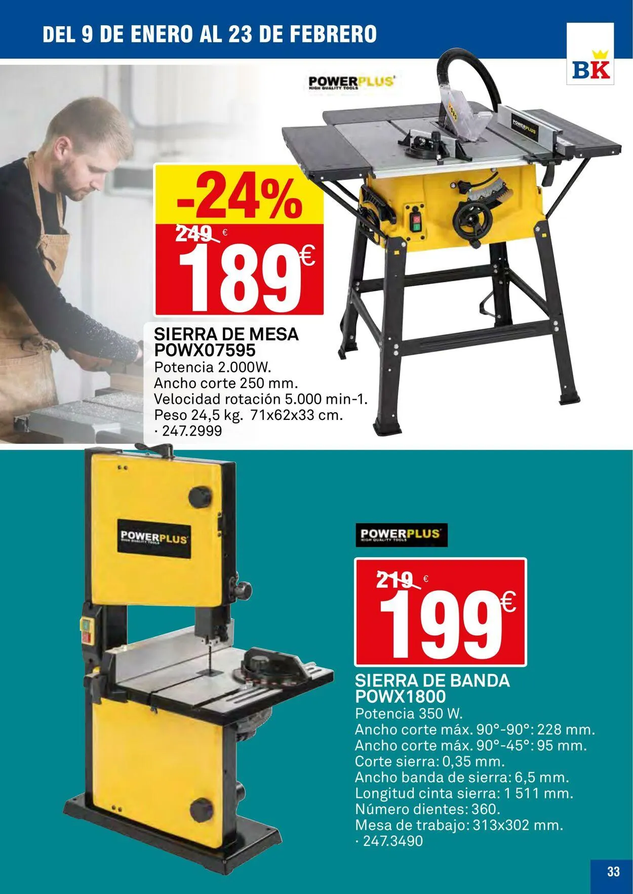 Catálogo de Bricoking Oferta actual 23 de enero al 6 de febrero 2025 - Página 33