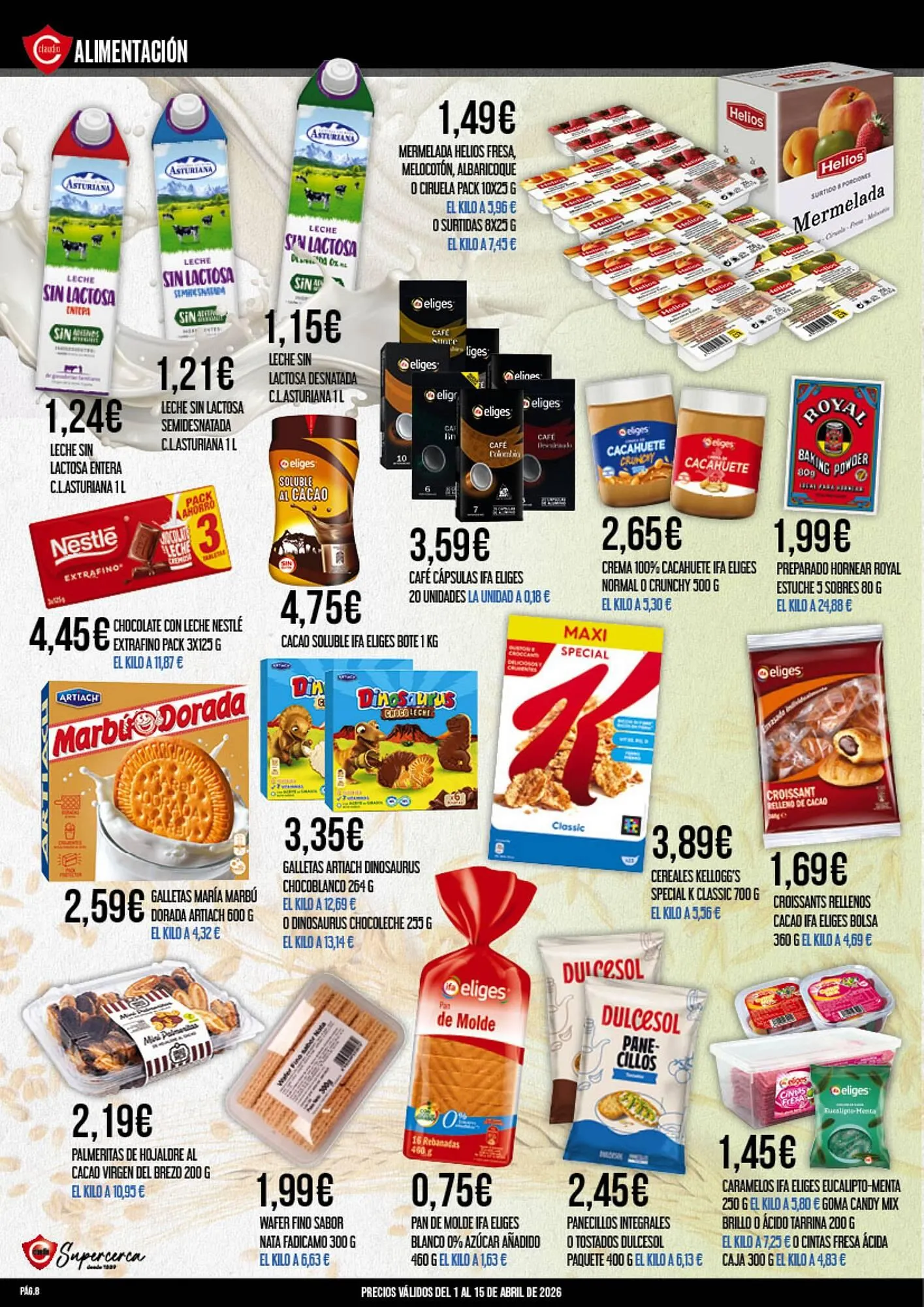 Catálogo de Folleto Claudio 1 de abril al 15 de abril 2026 - Página 8