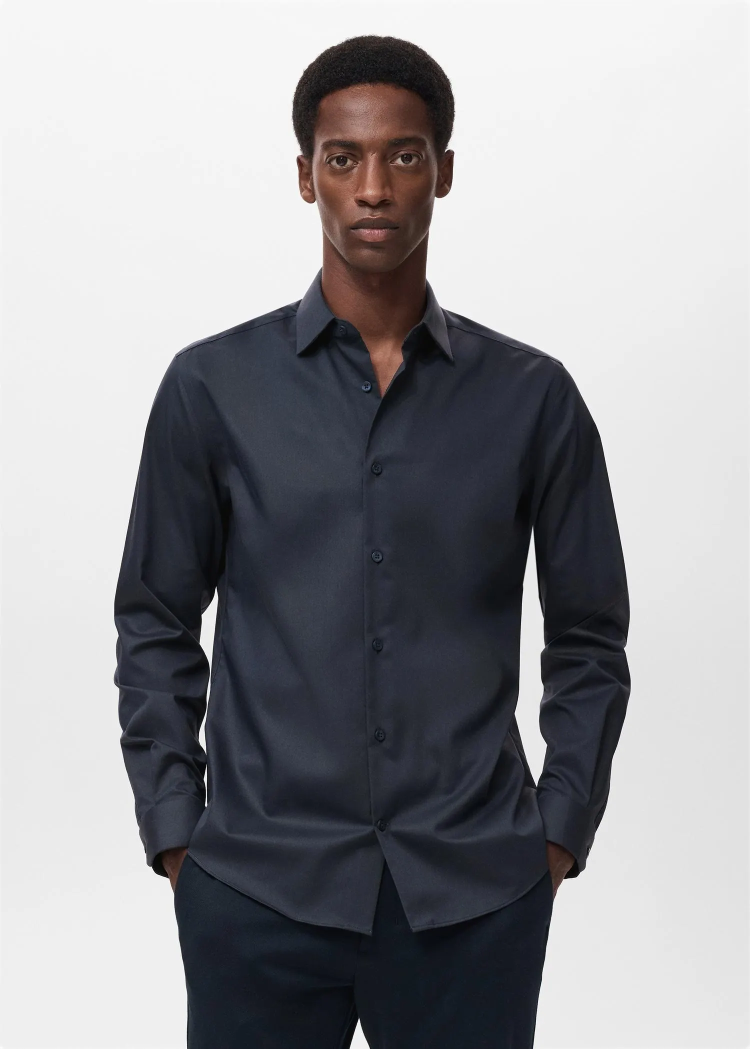 Camisa comfort stretch non iron