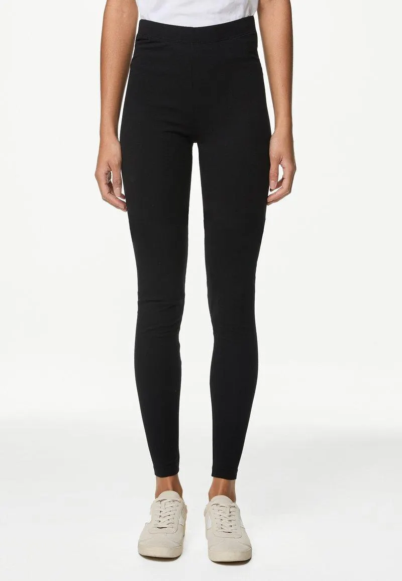 HIGH WAISTED - Leggings - black