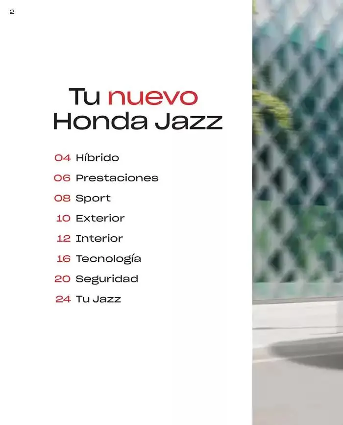 Catálogo de Honda Jazz-Hybrid 30 de agosto al 30 de junio 2025 - Página 2