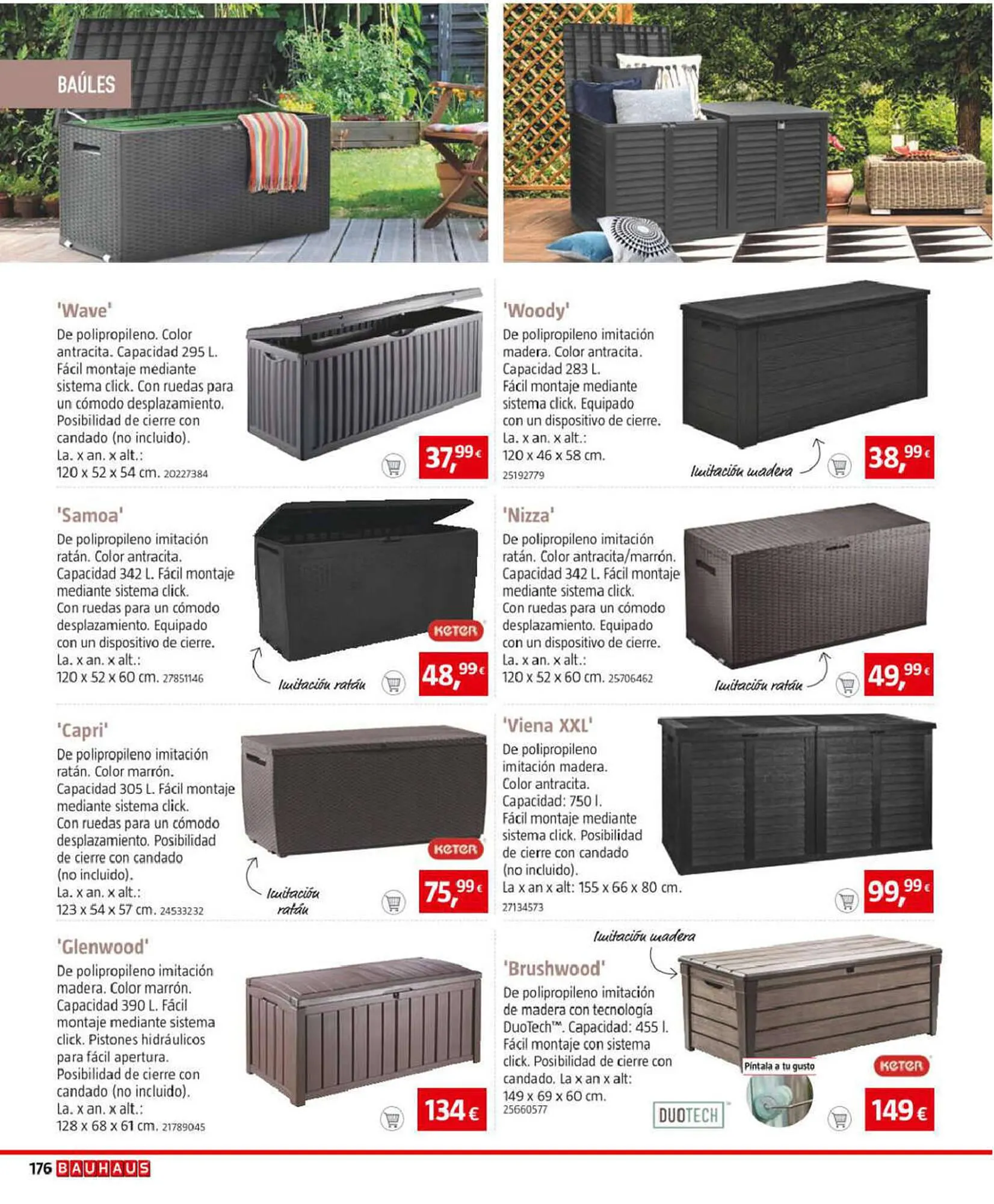 Catálogo de Folleto Bauhaus 7 de marzo al 15 de agosto 2023 - Página 176