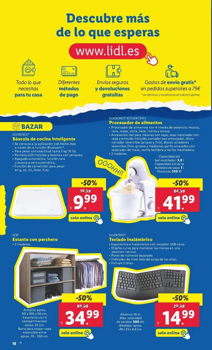 Catálogo de Bazar Lidl 17 de junio al 23 de junio 2024 - Página 16