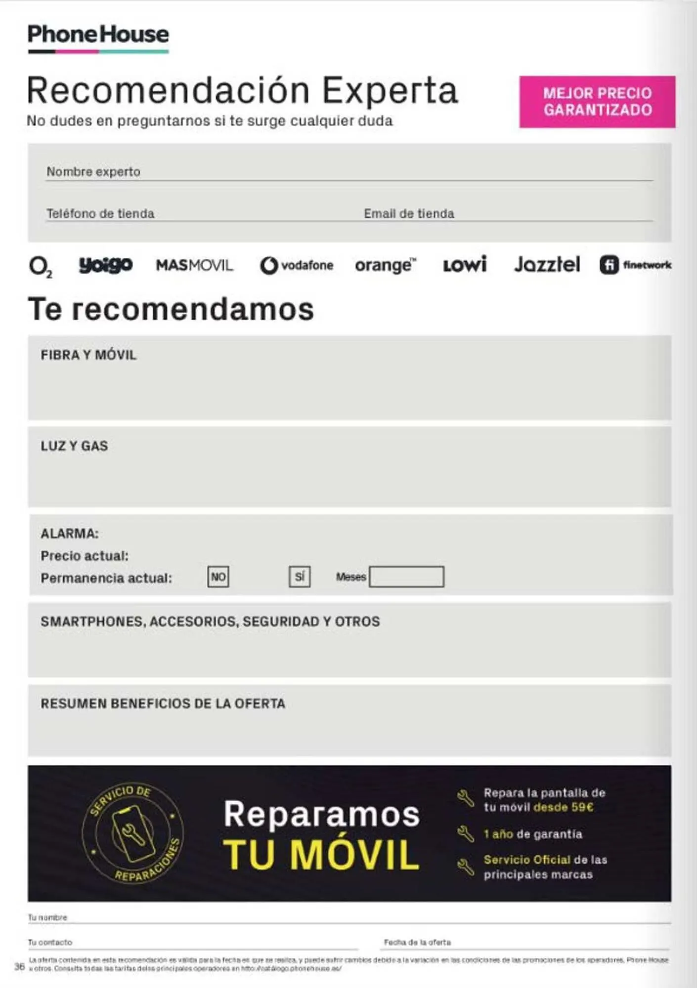 Catálogo de Catálogo Phone House 3 de marzo al 31 de marzo 2026 - Página 36