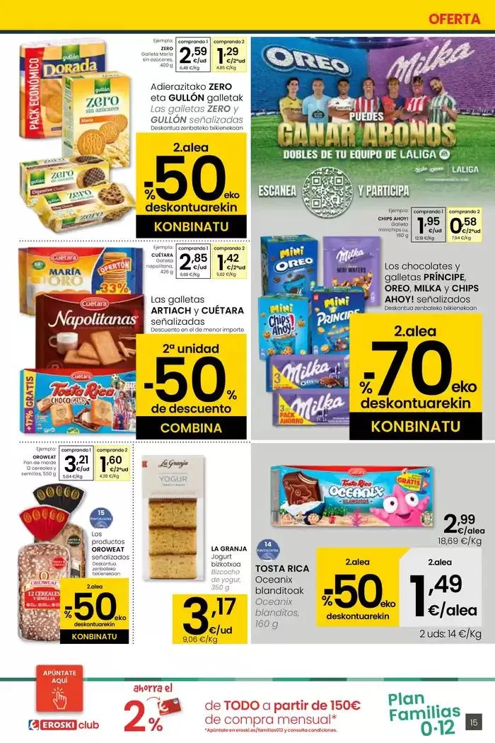 Catálogo de AUKERA OFERTA EROSKI CENTER 2 de mayo al 13 de mayo 2025 - Página 15