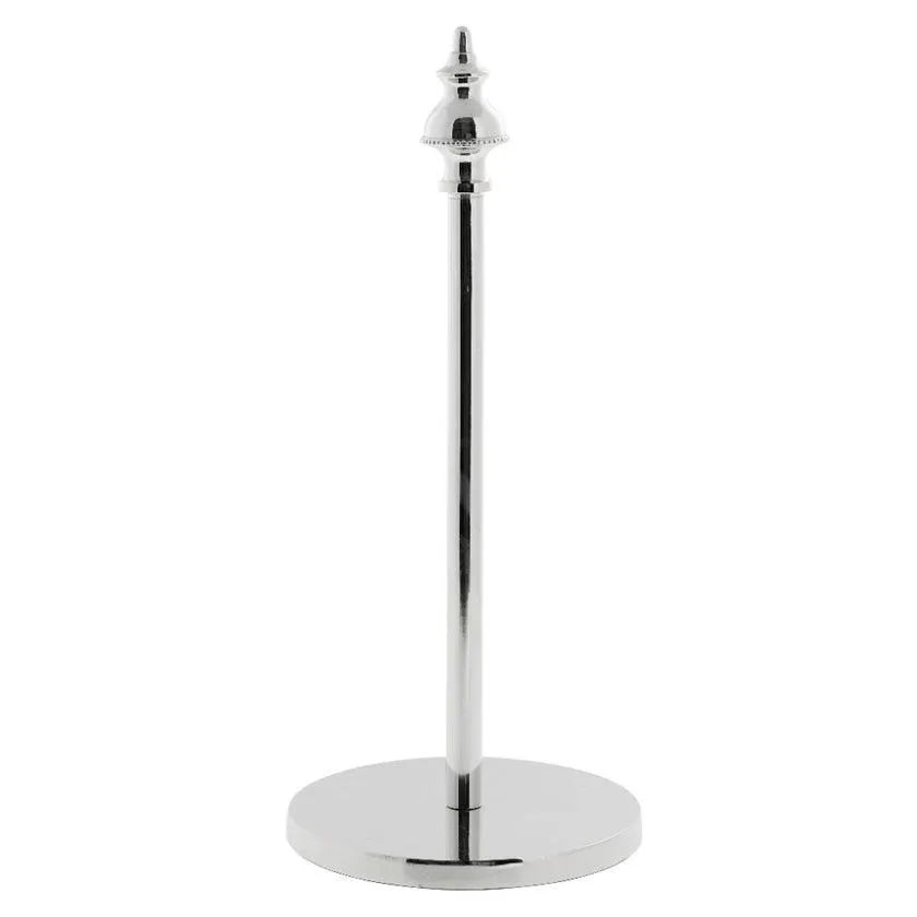 Sigrid kitchen roll holder silver aluminum H35 cm