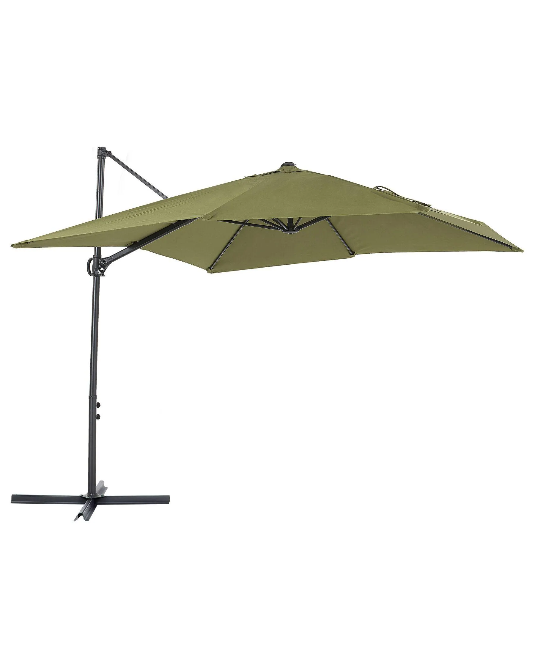 Sombrilla sin volantes 245 cm MONZA II Verde oliva