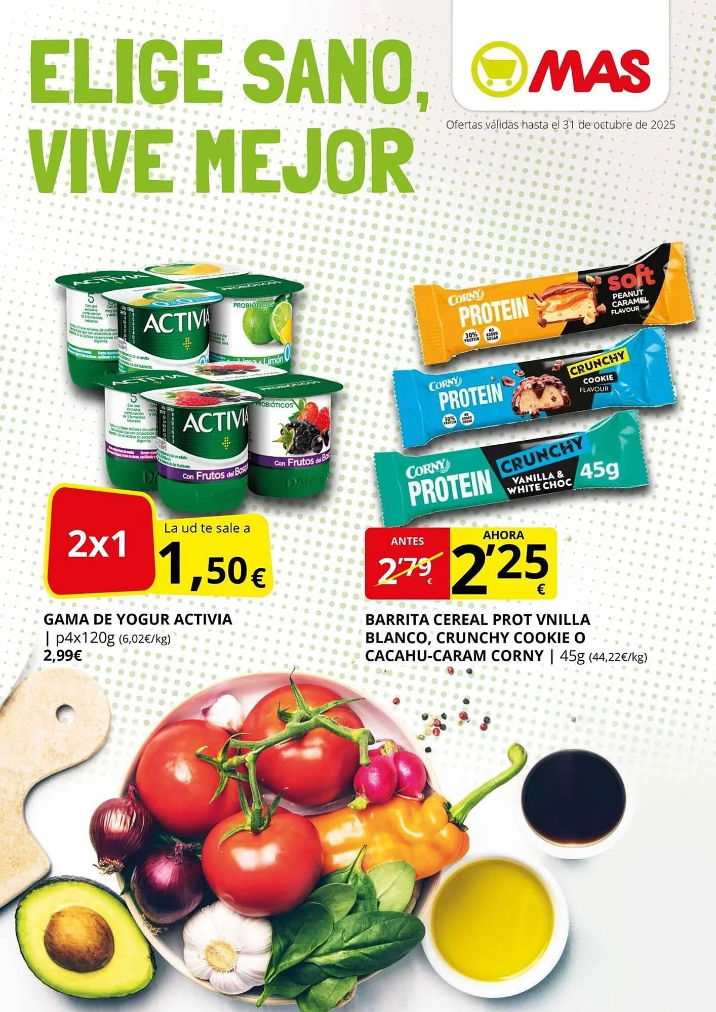 Catálogo de Folleto Supermercados MAS 3 de octubre al 31 de octubre 2025 - Página 1
