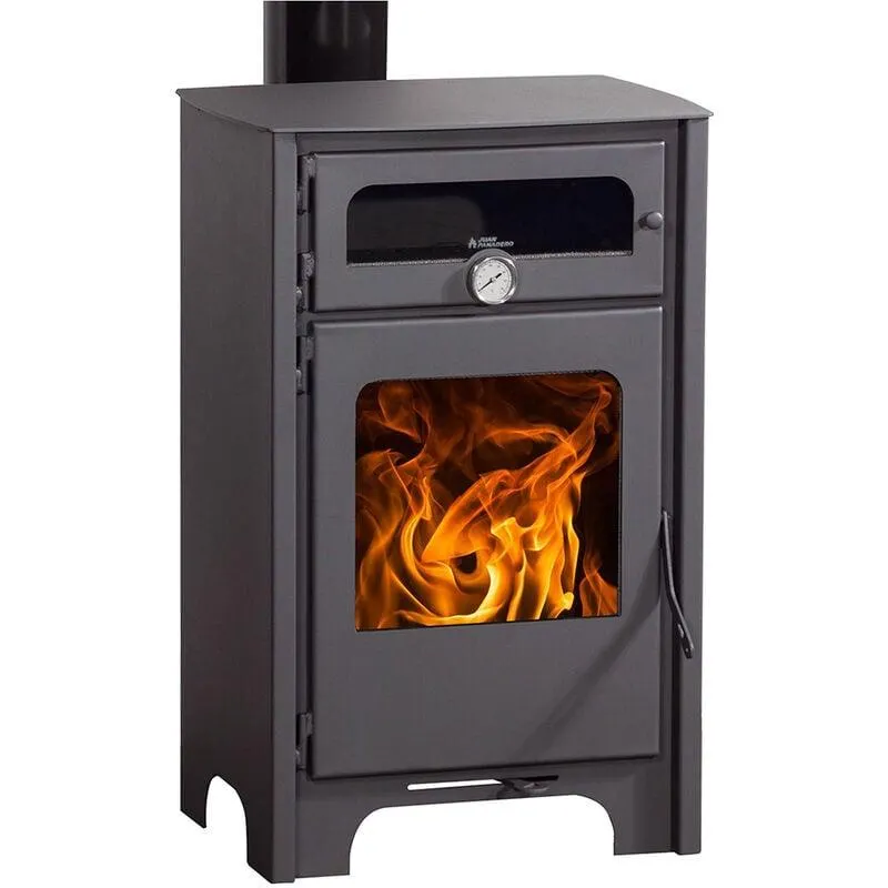 Estufa de leña 520 EcoDesign Firenze con horno - 7,4 kW