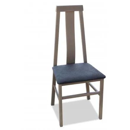 Silla en cambrian tapizado en azul