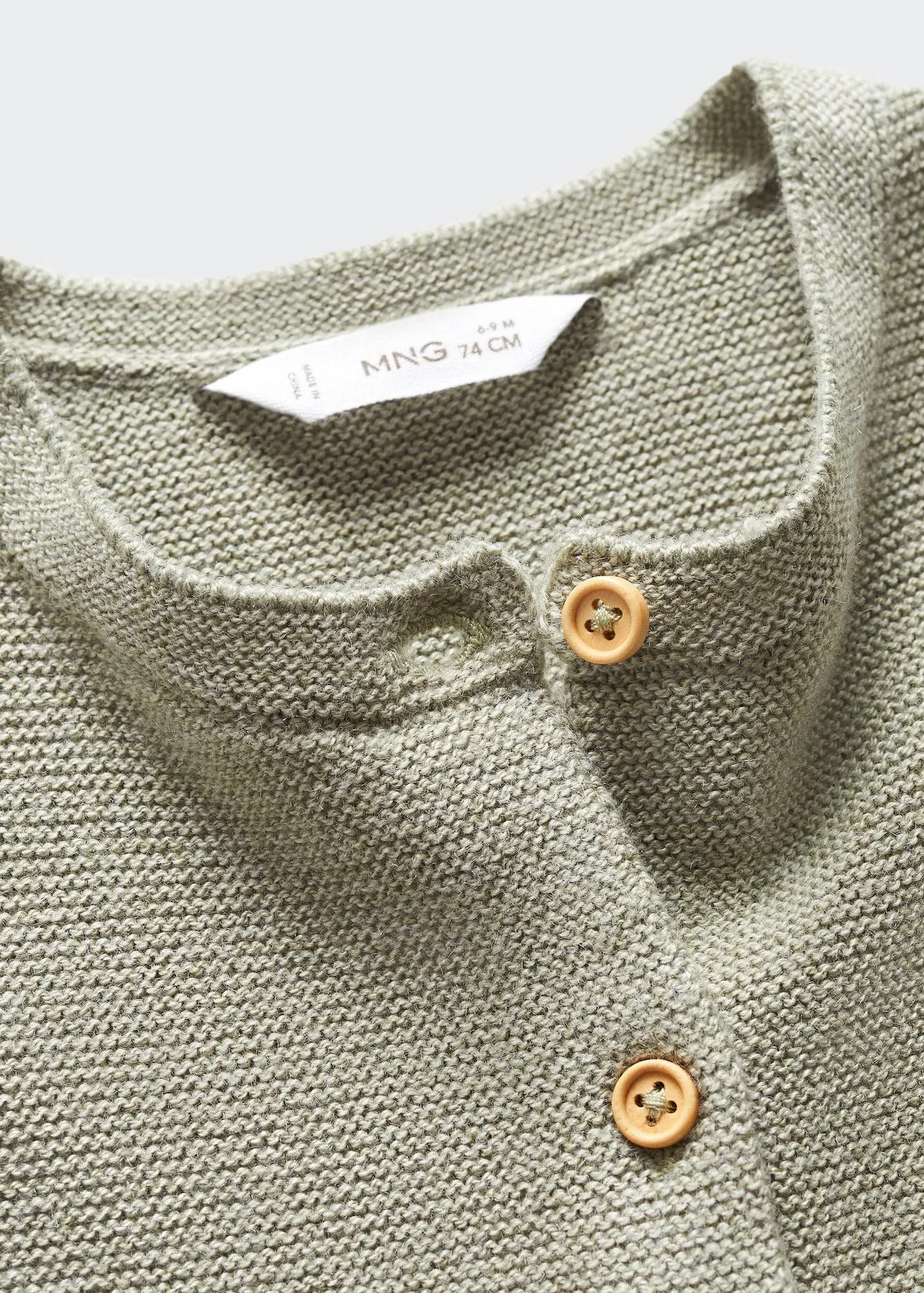 Cárdigan punto botones