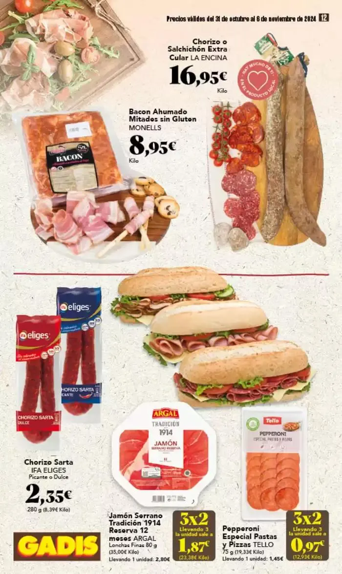 Catálogo de Catálogo Gadis Castilla y Leon 31 de octubre al 6 de noviembre 2024 - Página 12