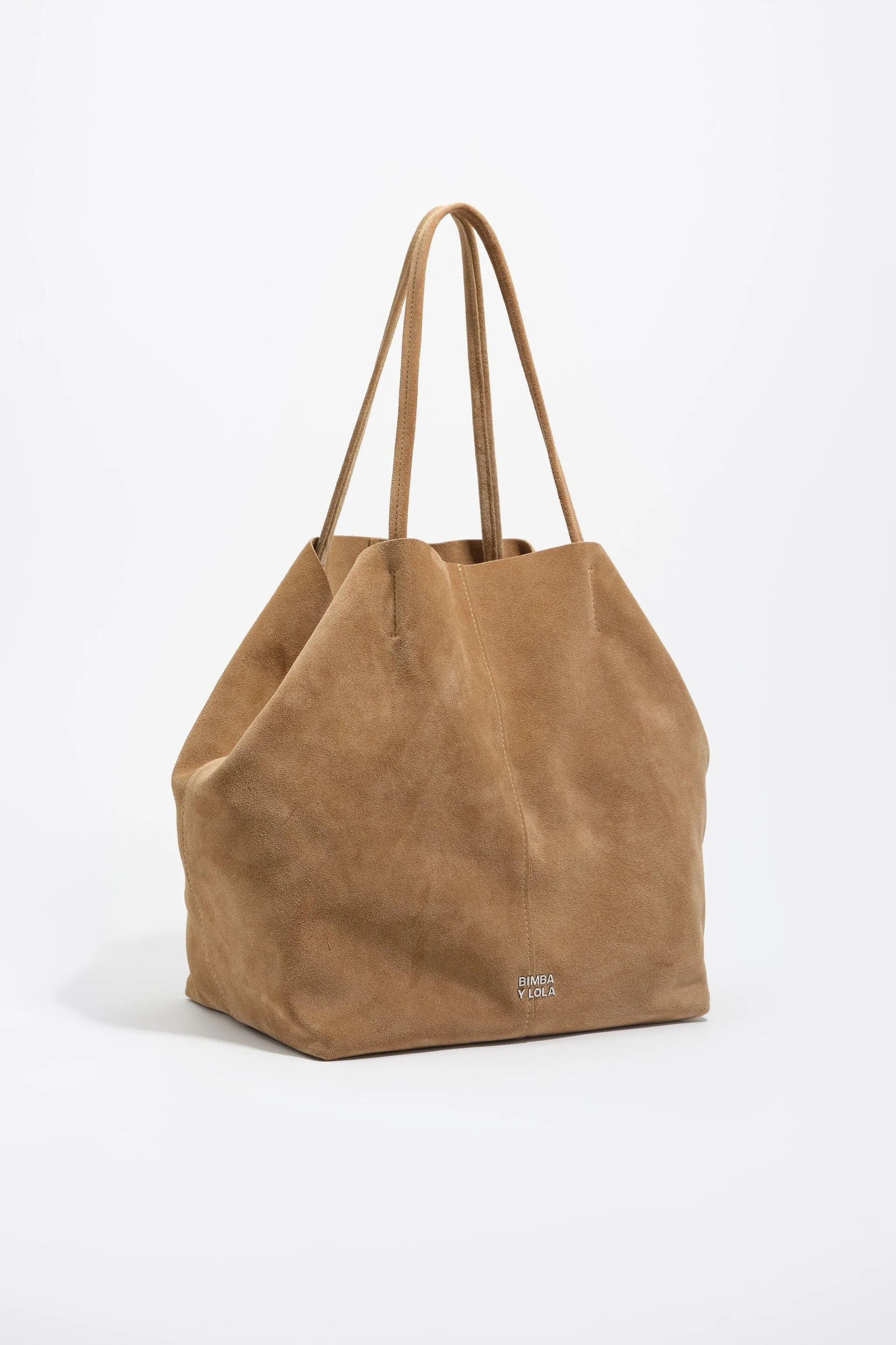 Bolso shopper grande serraje natural