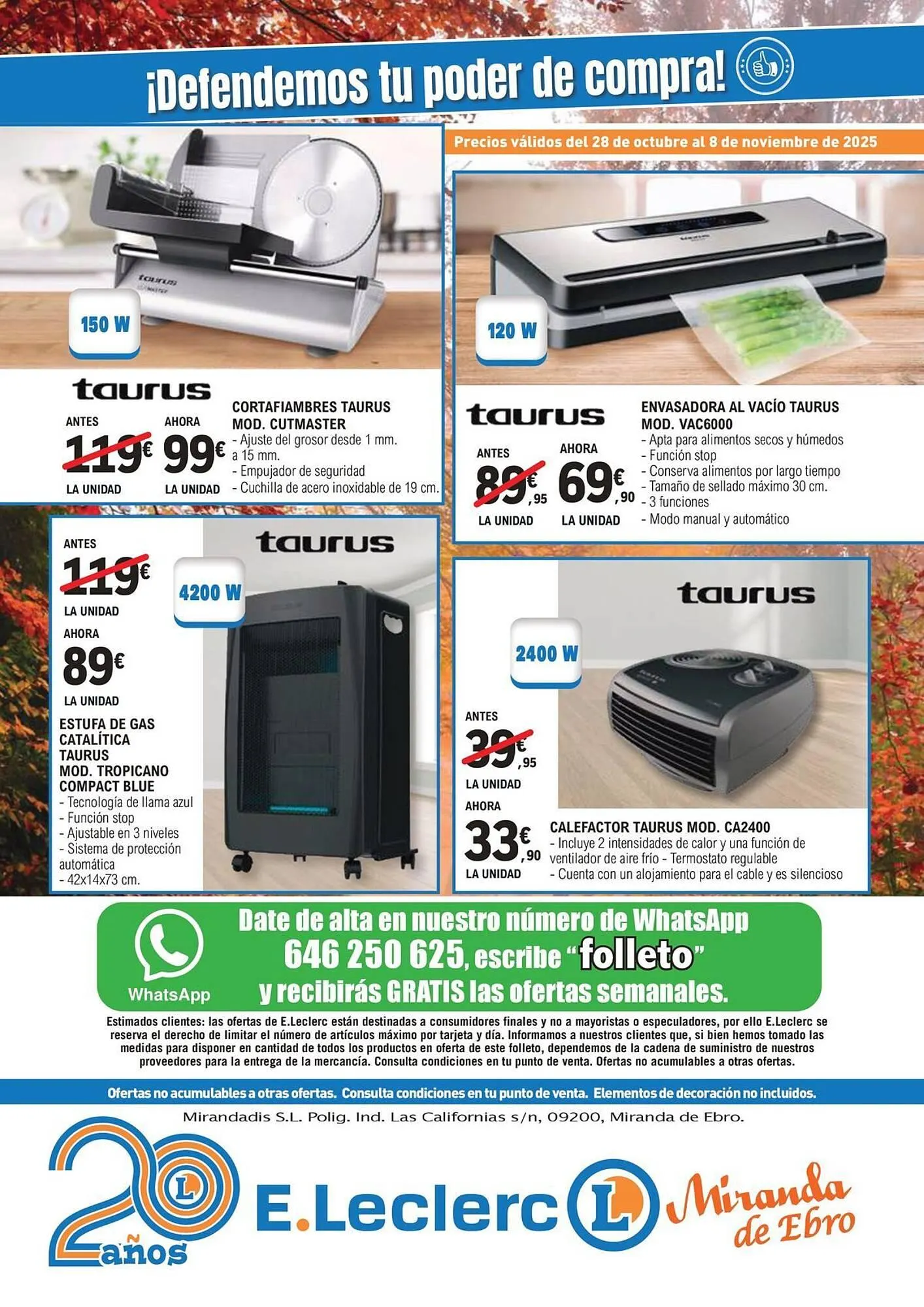 Catálogo de Catálogo E.Leclerc 30 de octubre al 8 de noviembre 2025 - Página 16