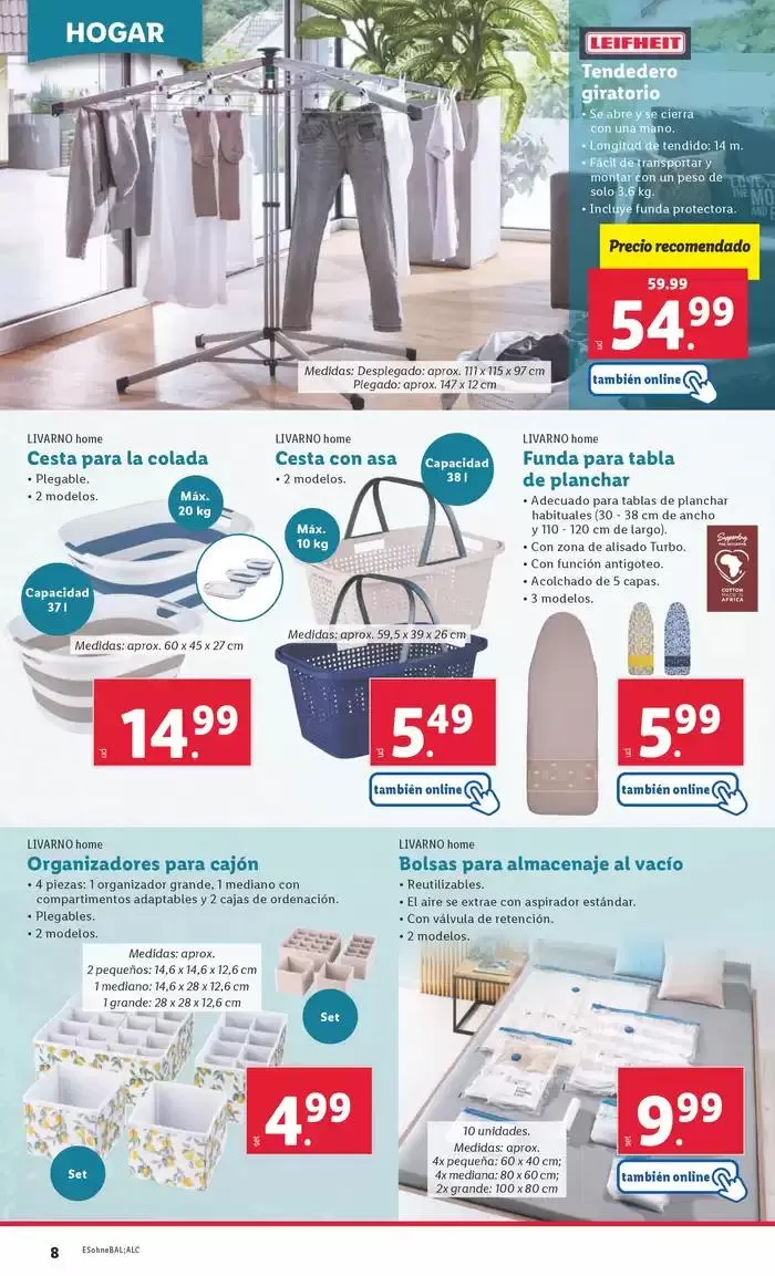 Catálogo de ¡Bazar Lidl! Ofertas válidas del 05/05 al 11/05 5 de mayo al 11 de mayo 2025 - Página 8