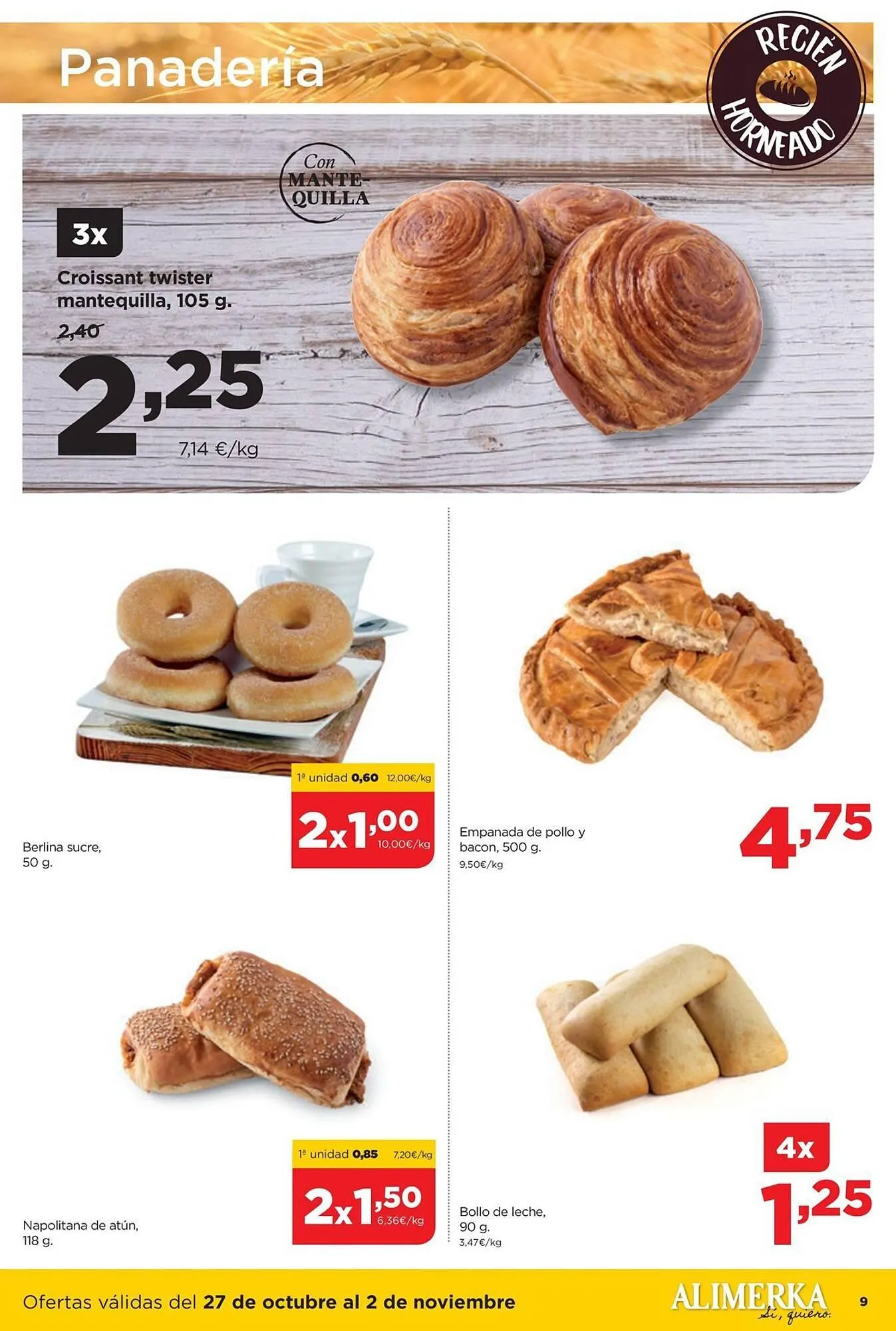 Catálogo de Folleto Alimerka 27 de octubre al 2 de noviembre 2025 - Página 9