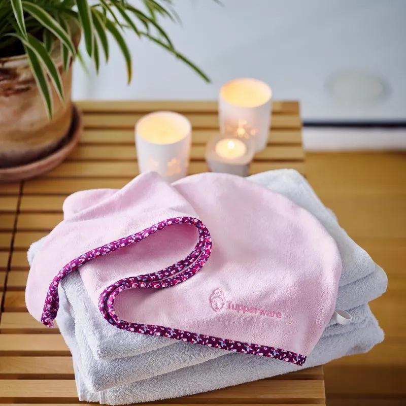 Turbante de Microfibra Seca tu cabello en cualquier momento.