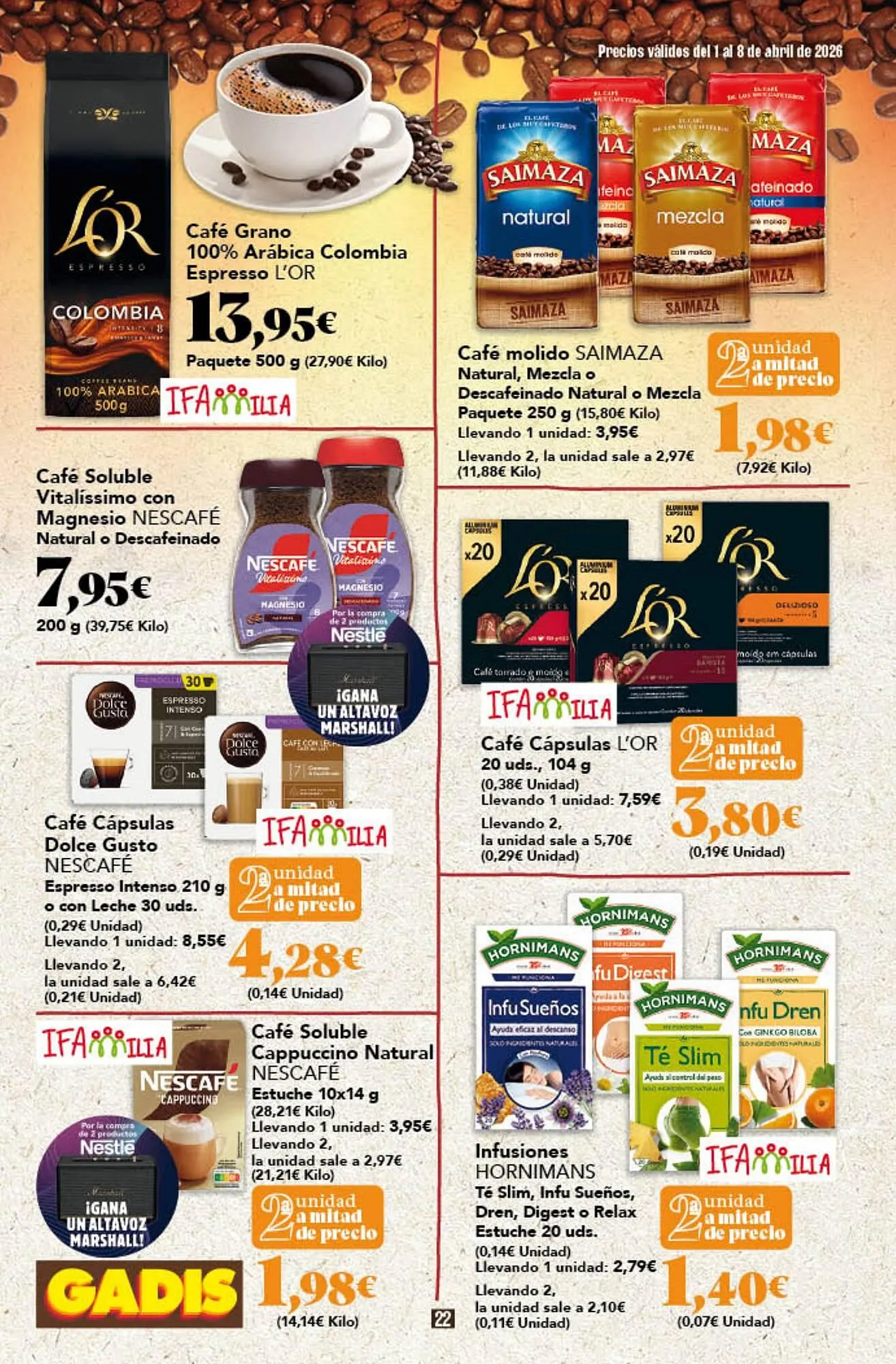 Catálogo de Folleto Gadis 1 de abril al 8 de abril 2026 - Página 22