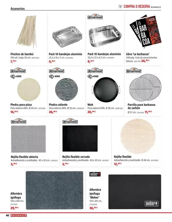 Catálogo de Barbacoas, cocinar al aire libre 8 de mayo al 6 de junio 2025 - Página 40