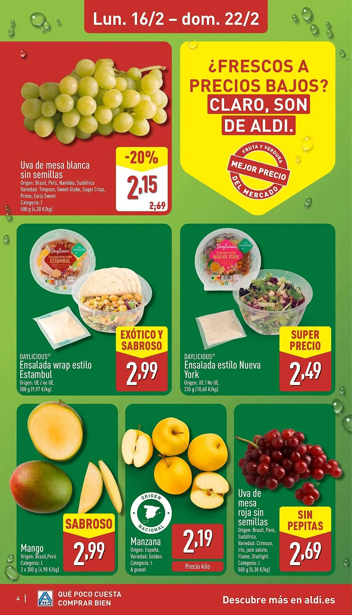 Catálogo de Folleto ALDI 16 de febrero al 22 de febrero 2026 - Página 4